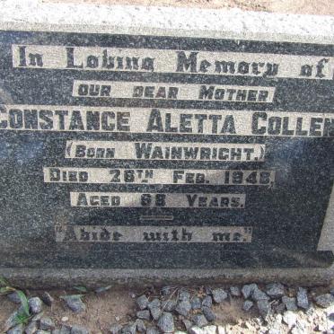 COLLEN Constance Aletta nee WAINWRIGHT -1948