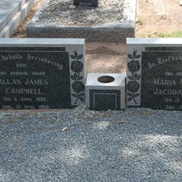 CAMPBELL Allan James 1888-1969 &amp; Maria Magdalena Jacoba 1893-1968