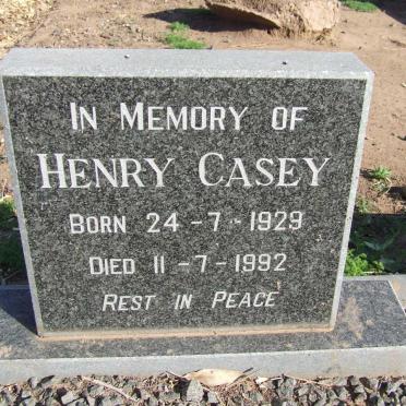 CASEY Henry 1929-1992