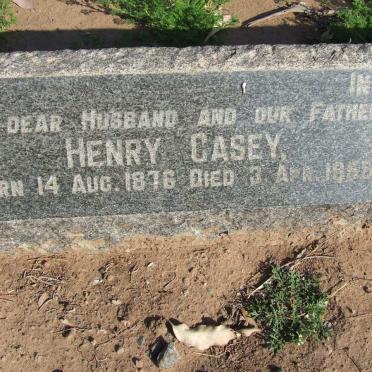 CASEY Henry 1876-1959 &amp; Catharina Jacoba Elizabeth 1886-1970 :: CASEY Edward 1918-1971