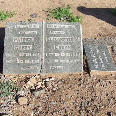 CASEY Patrick 1875-1945 &amp; Elizabeth 1880-1935 :: PISSAS Max nee CASEY 1906-2005