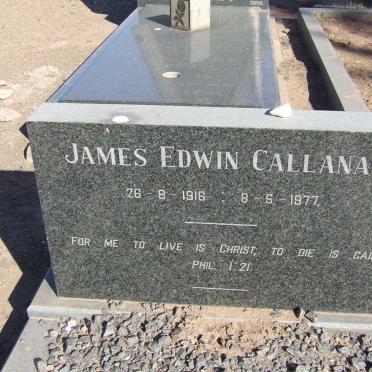 CALLANAN James Edwin 1916-1977