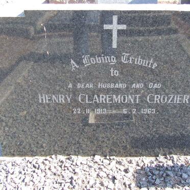 CROZIER Henry Claremont 1913-1963