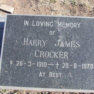 CROCKER Harry James 1910-1978