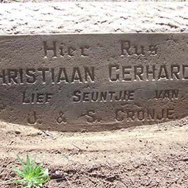 CRONJE Christiaan Gerhardus