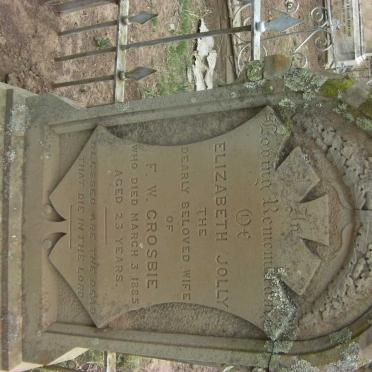 CROSBIE Elizabeth Jolly -1885