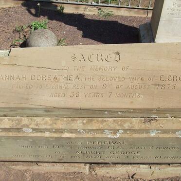 CROUCH Hannah Doreathea -1875