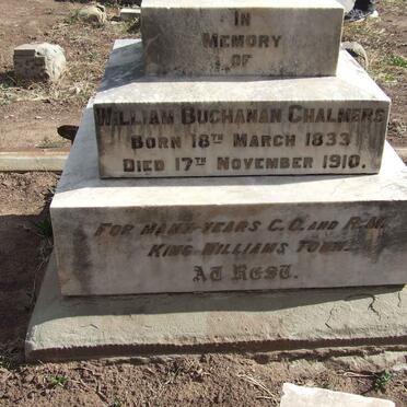 CHALMERS William Buchanan 1833-1910