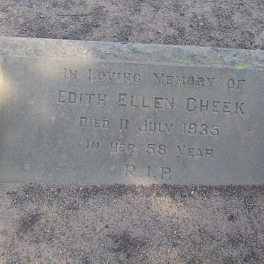 CHEEK Edith Ellen -1935