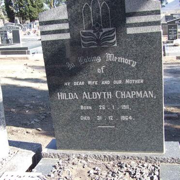 CHAPMAN Hilda Aldyth 1911-1964