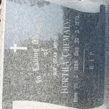 CHEMALY Bertha 1899-1970