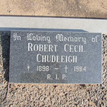 CHUDLEIGH Robert Cecil 1898-1984