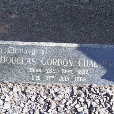 CHALMERS Douglas Gordon 1882-1968