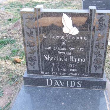 DAVIDS Sherlock Rhyno 1974-1986