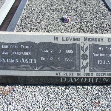 DAVOREN Benjamin Joseph 1905-1983