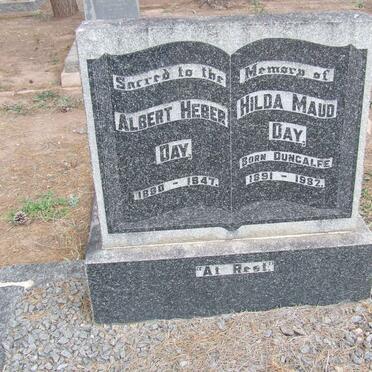 DAY Albert Heber 1890-1947 &amp; Hilda Maud DUNCALFE 1891-1982