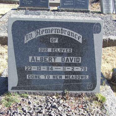 DAVID Albert 1894-1979