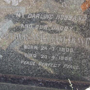 DEWING Arthur William 1909-1956