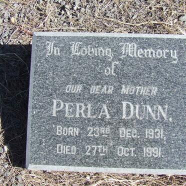 DUNN Perla 1931-1991