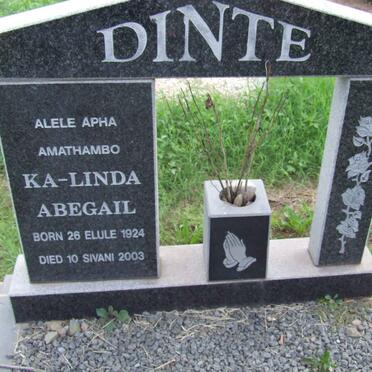 DINTE Ka-Linda Abegail 1924-2003