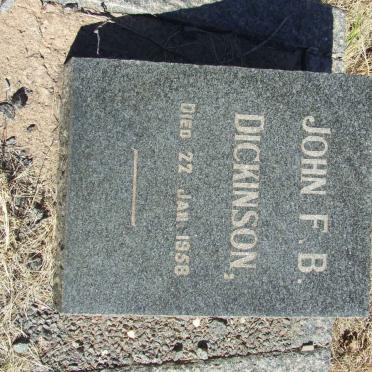 DICKINSON John F.B. -1958