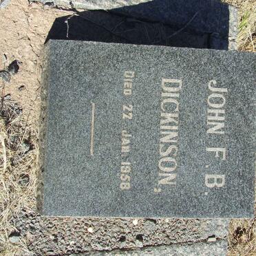 DICKINSON John F.B. -1958