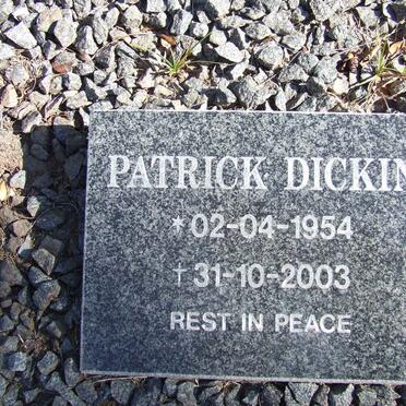 DICKEN Richard Bradley -1974 :: DICKEN Patrick 1954-2003 :: DICKEN John Mark 1956-2005