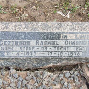 DIMOND Gertrude Rachel 1877-1975