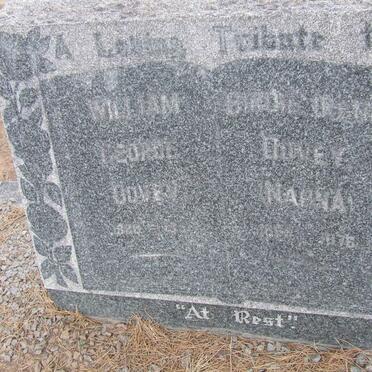 DOVEY William George ?-19? &amp; Birdie Irene ?-1976