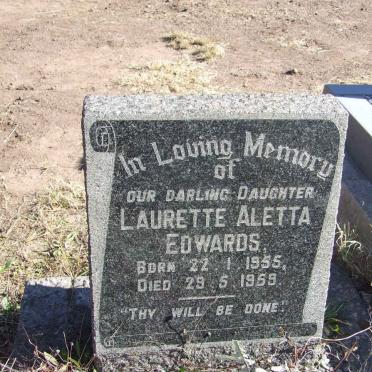 EDWARDS Laurette Aletta 1955-1959