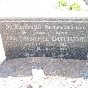 ENGELBRECHT John Christoffel 1903-1949