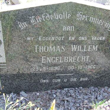 ENGELBRECHT Thomas Willem 1896-1966