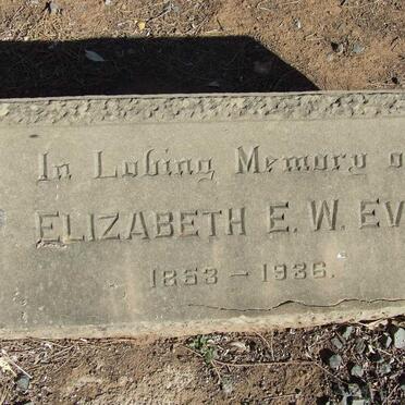 EVA Elizabeth E.W. 1853-1936