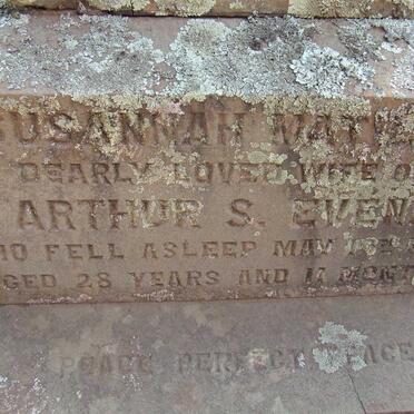 EVENS Susannah Matilda -1962