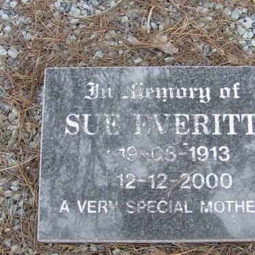 EVERITT Sue 1913-2000