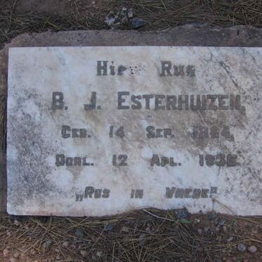 ESTERHUIZEN B.J. 1864-1936
