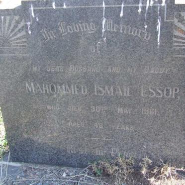 ESSOP Mahommed Ismail -1961