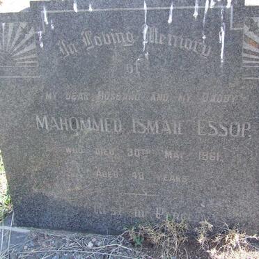 ESSOP Mahommed Ismail -1961