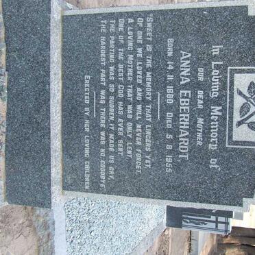 EBERHARDT Anna 1880-1955