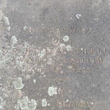 ELLA Lawrence Percival 1909-1917 &amp; Sarah Elizabeth -1881