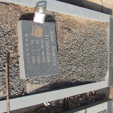 ELTRINGHAM Moreen 1917-1983 :: ELTRINGHAM Annie Rebecca 1896-1986