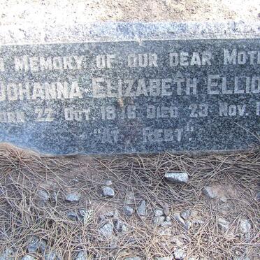 ELLIOTT Johanna Elizabeth 1876-1954