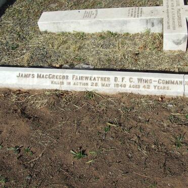 FAIRWEATHER James MacGregor -1940