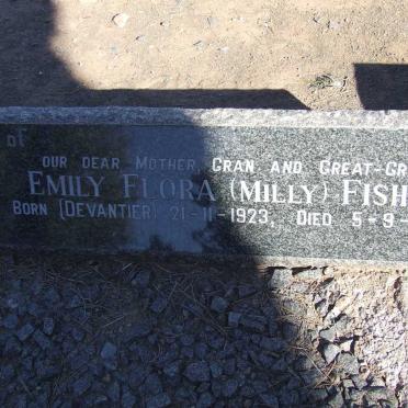 FISHER Clarence William 1912-1967 &amp; Emily Flora DEVANTIER 1923-1999 