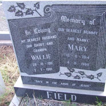 FIELD Wallie 1911-1981 &amp; Mary 1914-1989