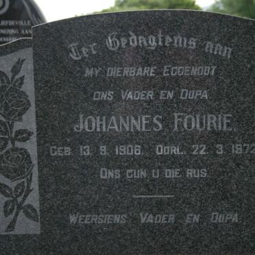 FOURIE Johannes 1906-1972