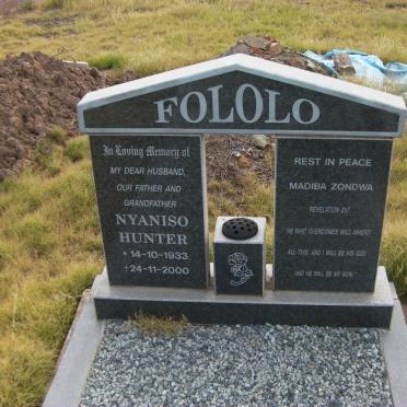FOLOLO Nyaniso Hunter 1933-2000