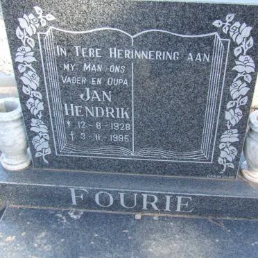 FOURIE Jan Hendrik 1928-1995