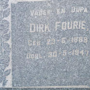 FOURIE Dirk 1888-1947
