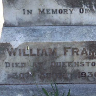 FRAME William -1936